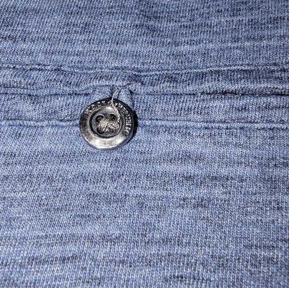 Rock & Republic Navy Blue Polo Shirt Short Sleeve - Picture 2 of 5